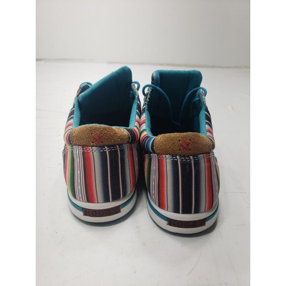 Twisted X Women’s Hooey Aztec Multicolor Serape Loper Shoes Style WHYC008 9M - Picture 3 of 9
